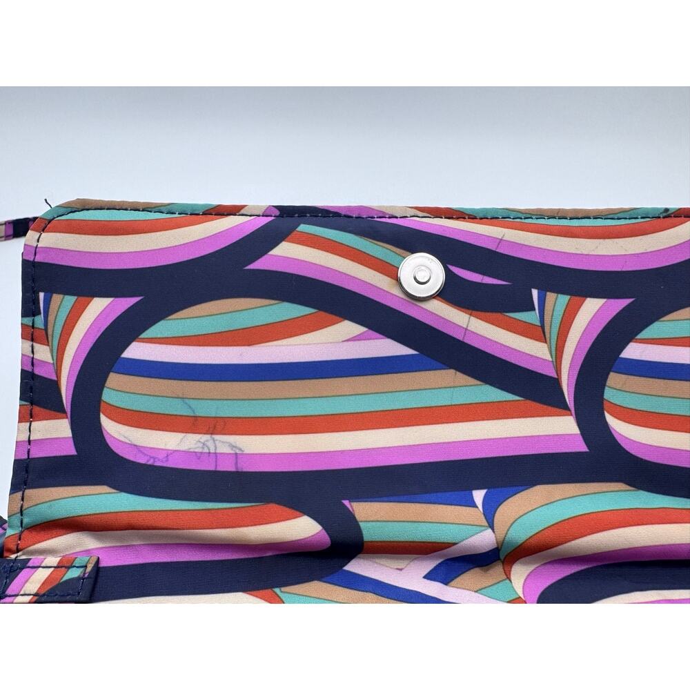 Vera Bradley Essentials Y2K Retro Ribbons Bi Fold Wallet Crossbody Colorful - Picture 3 of 9